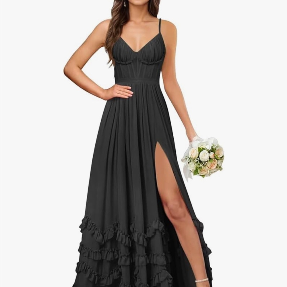 Elegant Black Evening Gown